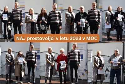 NAJ prostovoljci v letu 2023 v MOC